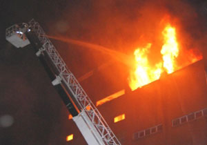 Giresun'da fındık fabrikası yandı