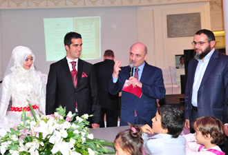 Bakan Bayraktar nikah şahidi oldu