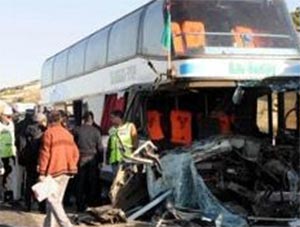 Hac yolunda feci kaza