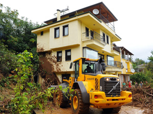Trabzon'da hasat tespit çalışmaları
