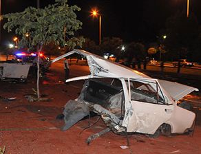 Bu arabadan sağ çıktı!