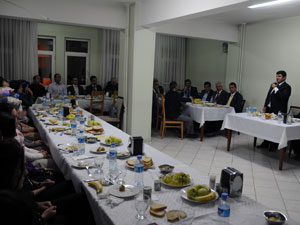 Gümüşhane'de yeni öğretmenlere yemek