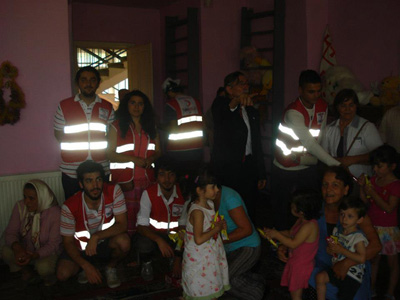 Trabzon Kızılayı Gürcistan'da