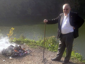 Trabzon Sera Gölünde temizlik