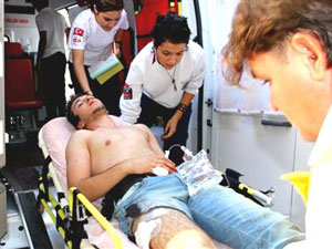 Okul bahçesinde tartışma