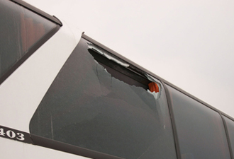 Torulspor otobüsü  kurşunlandı !