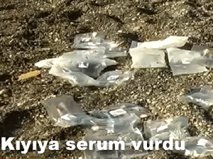 Kıyıya Serum Vurdu!