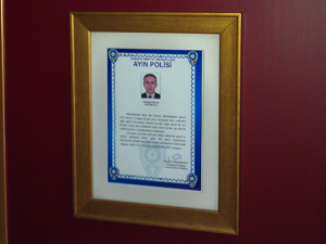 Samsun'da ayın polisi seçildi