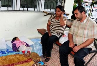 Adana'da yürek burkan olay