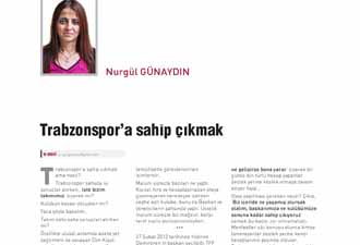 Yazarımız  Günaydın'ın yazısı TS dergisinde