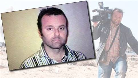 Rehin gazeteciden ilk fotoğraf