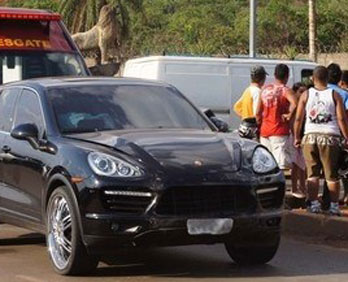 Dünya yıldızı kaza geçirdi