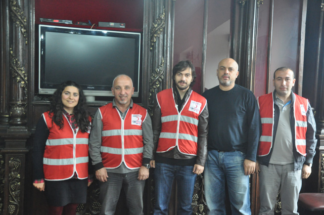 Kızılay Trabzon Gazeteciler cemiyetinde