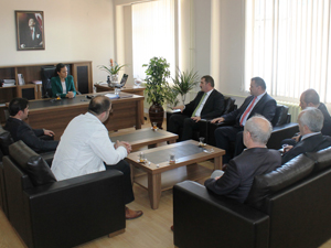 Köktaş'tan kaymakama ziyaret