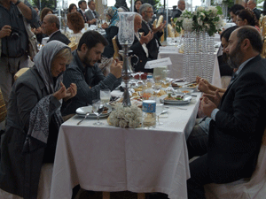 Şehit yakınları ve gazilerle bir arada