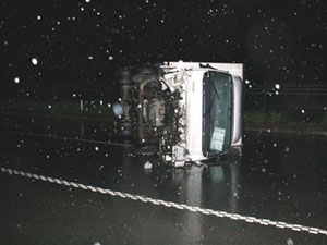 Trabzon'da sağanak yağış kazaya sebep oldu