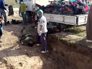 Suriye'den vahşet görüntüleri