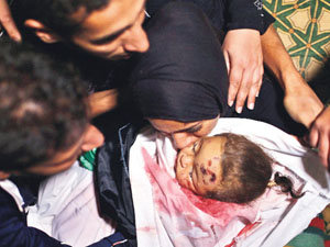 Gazze’ye 1 saatte 200 hava saldırısı