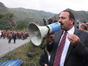 Giresun'da çöp mitingi düzenlendi