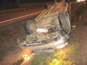 Ordu'da aşırı hız kazaya neden oldu