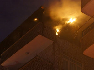 Yangın minik yavrunun sonu oldu