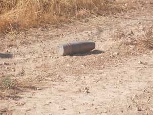 Türkiye topraklarına mühimmat düştü