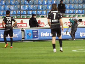 Rize'nin maçında ilginç olay!...