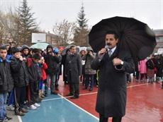 Sayın Bakan ıslanmasında