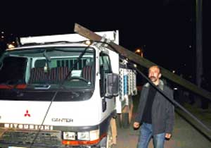 Gümüşhane'de ilginç kaza