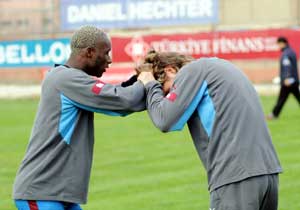 Trabzonspor  tam kadro çalıştı