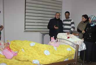 Trabzon'da 2013 yılının ilk bebeği