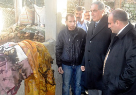 Sürekli yangın çıkan eve müdahale