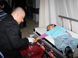 Öğrenci servisi devrildi:16 yaralı !