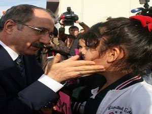 Bakanın donduğu an