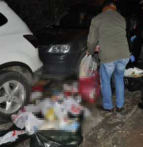 Çöp poşetinde bulundu