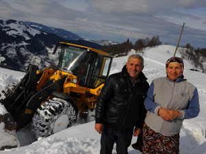 Maçka'da 8 gün mahsur kaldı
