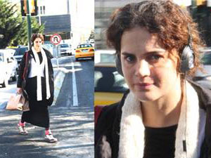 Ünlü manken görenleri şakına uğrattı!