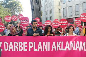 'Balyoz Darbecileri Aklanamaz' yürüyüşü