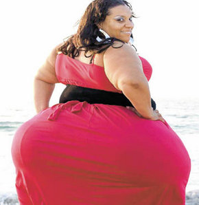 Dünyanın en geniş kalçası onda!