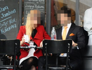 Ünlü iki sevgili beyaz perdede