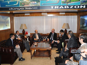 Rus İşadamı yatırım için Trabzon'a geldi