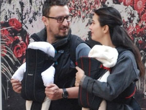 Tuba'nın ikizleri 1 yaşında