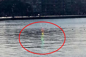 Çanakkaleliler'i heycanlandıran ışık