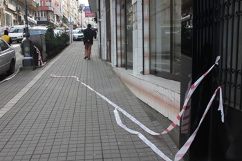 Trabzon’da tehlike saçan bina