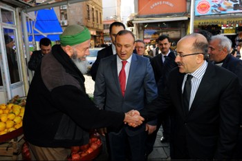 Gümrükçüoğlu ve Kızılcık'tan ziyaret