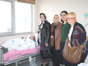 Vakfıkebir'de kimsesiz hastalar traş edildi