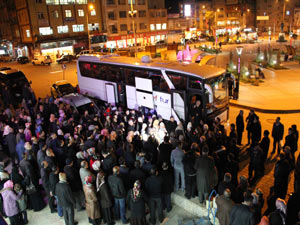 Pazar'da 3. Umre kafilesi uğurlandı