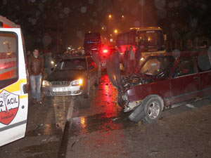 Samsun-Ordu kara yolunda kaza !