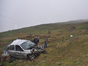 Trabzon Akçabaat'ta trafik kazası !
