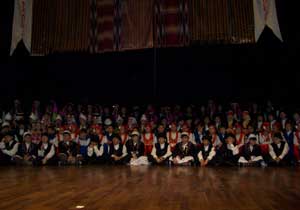 Halkoyunları yarışları Trabzon'da başladı